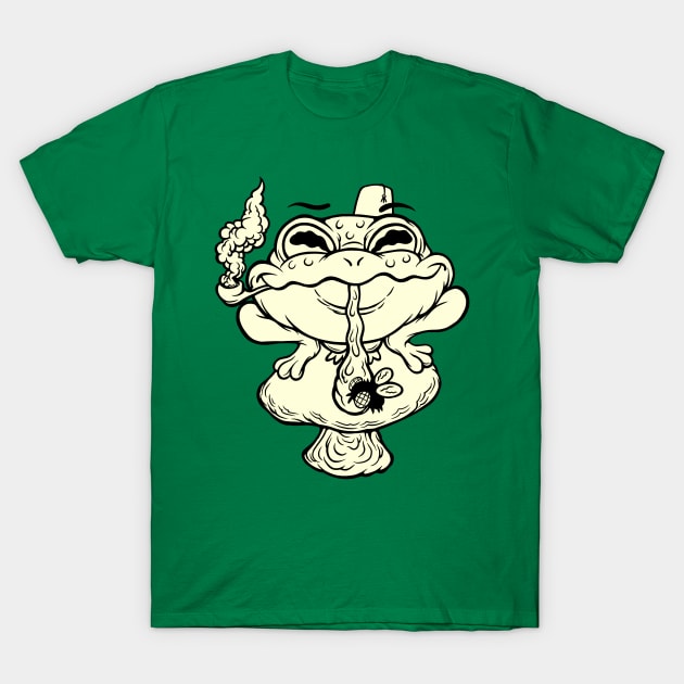 Frog and Fly T-Shirt by flynnryanart